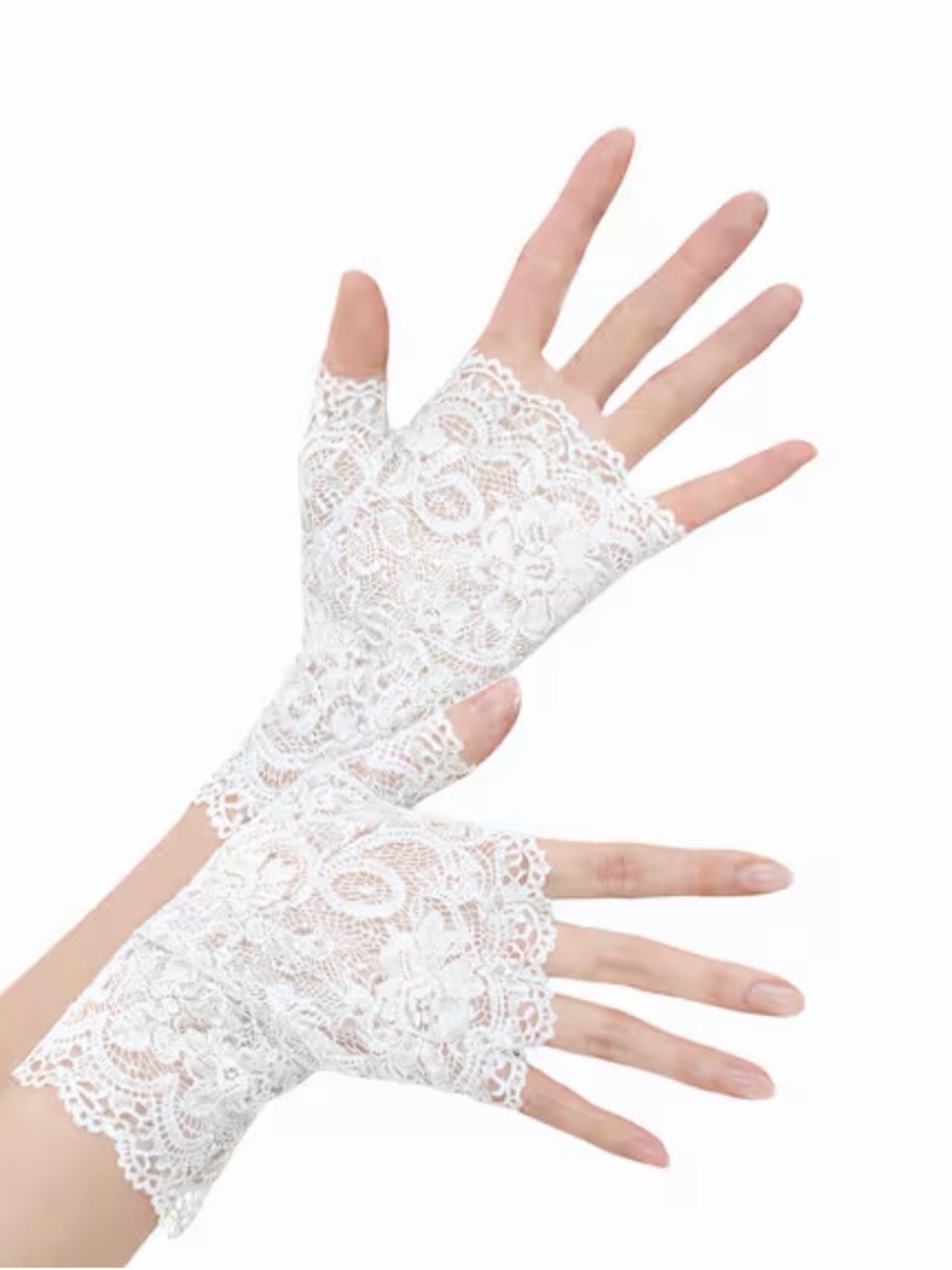 🛍️3/$20🛍️ Adult Lace Fingerless Costume Gloves